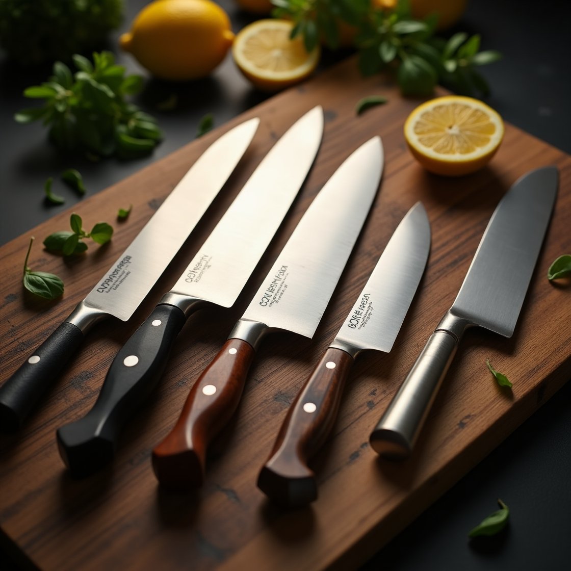Flux_Dev_A_still_life_arrangement_of_various_kitchen_knives_ar_1