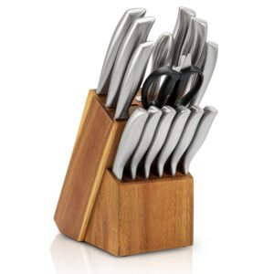 Stainless Steel 15 Piece Hollow Handle Knife Set Wholesale